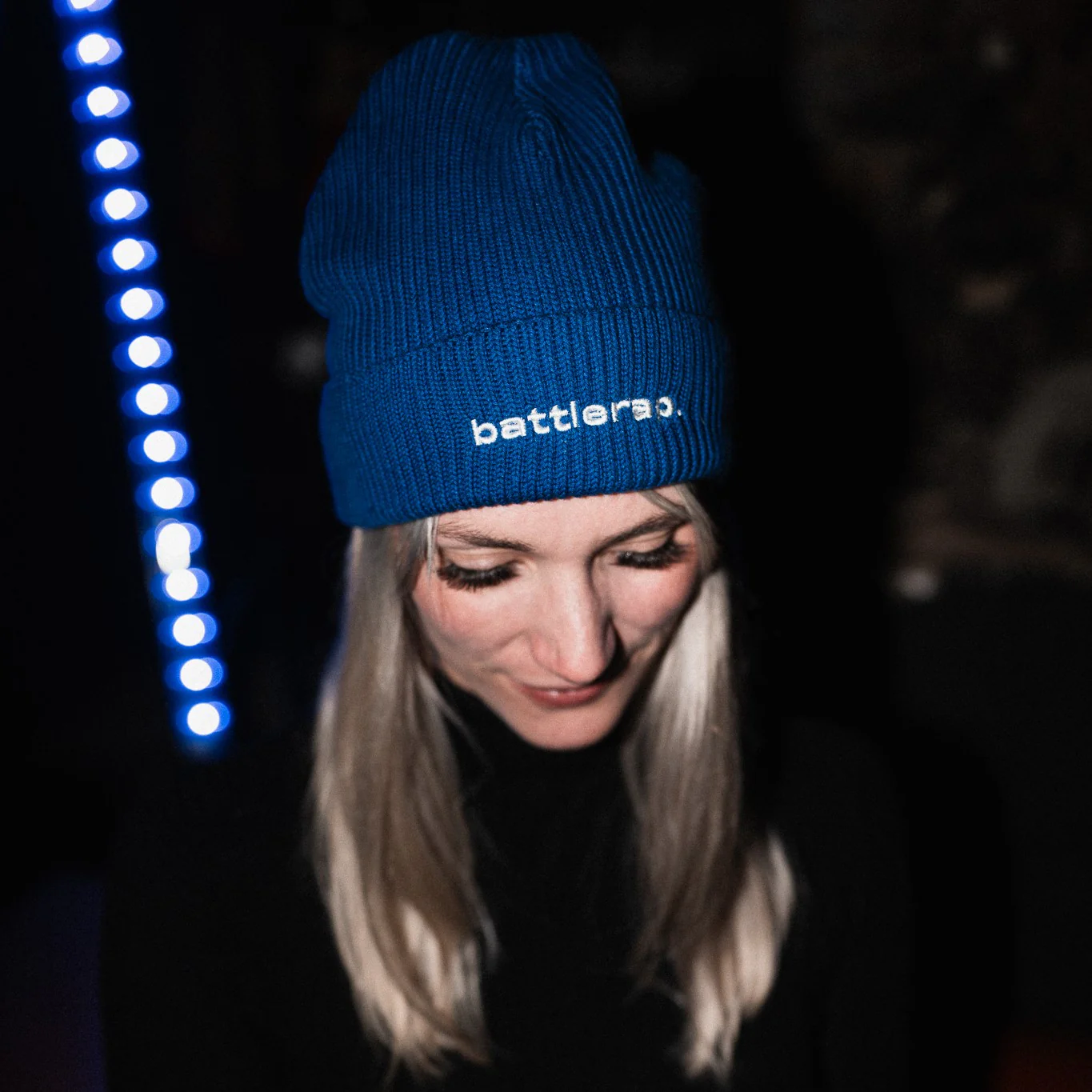 DLTLLY | battlerap. | BEANIE | BLUE - Image 4