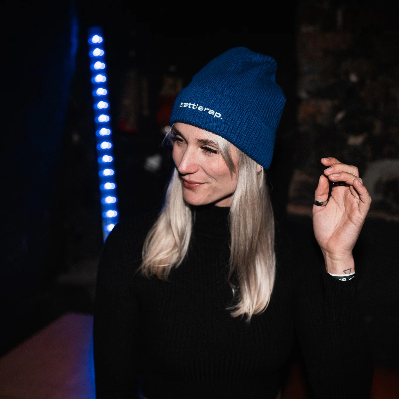 DLTLLY | battlerap. | BEANIE | BLUE - Image 5