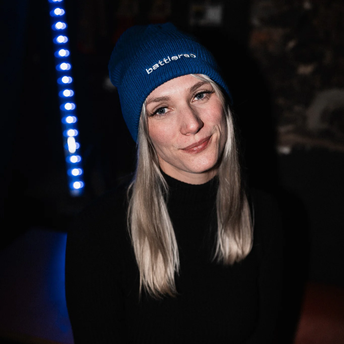 DLTLLY | battlerap. | BEANIE | BLUE - Image 8