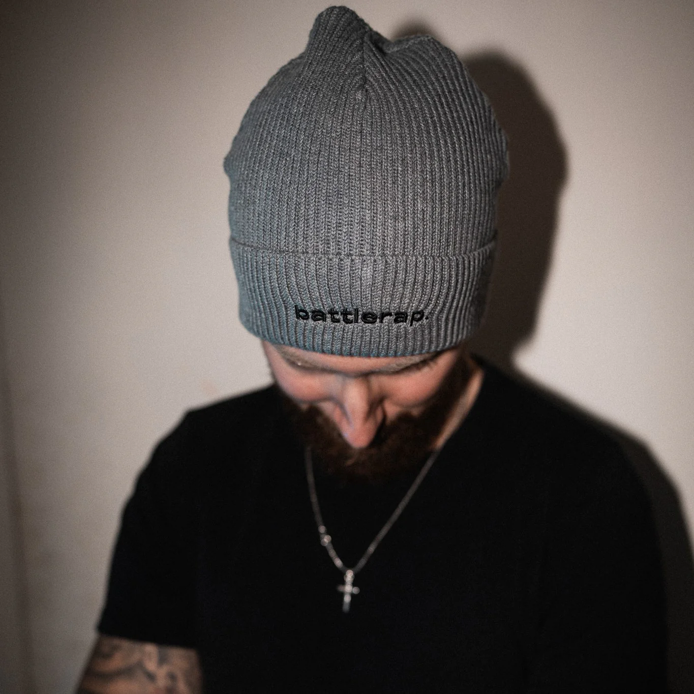 DLTLLY | battlerap. | BEANIE | GREY - Image 3