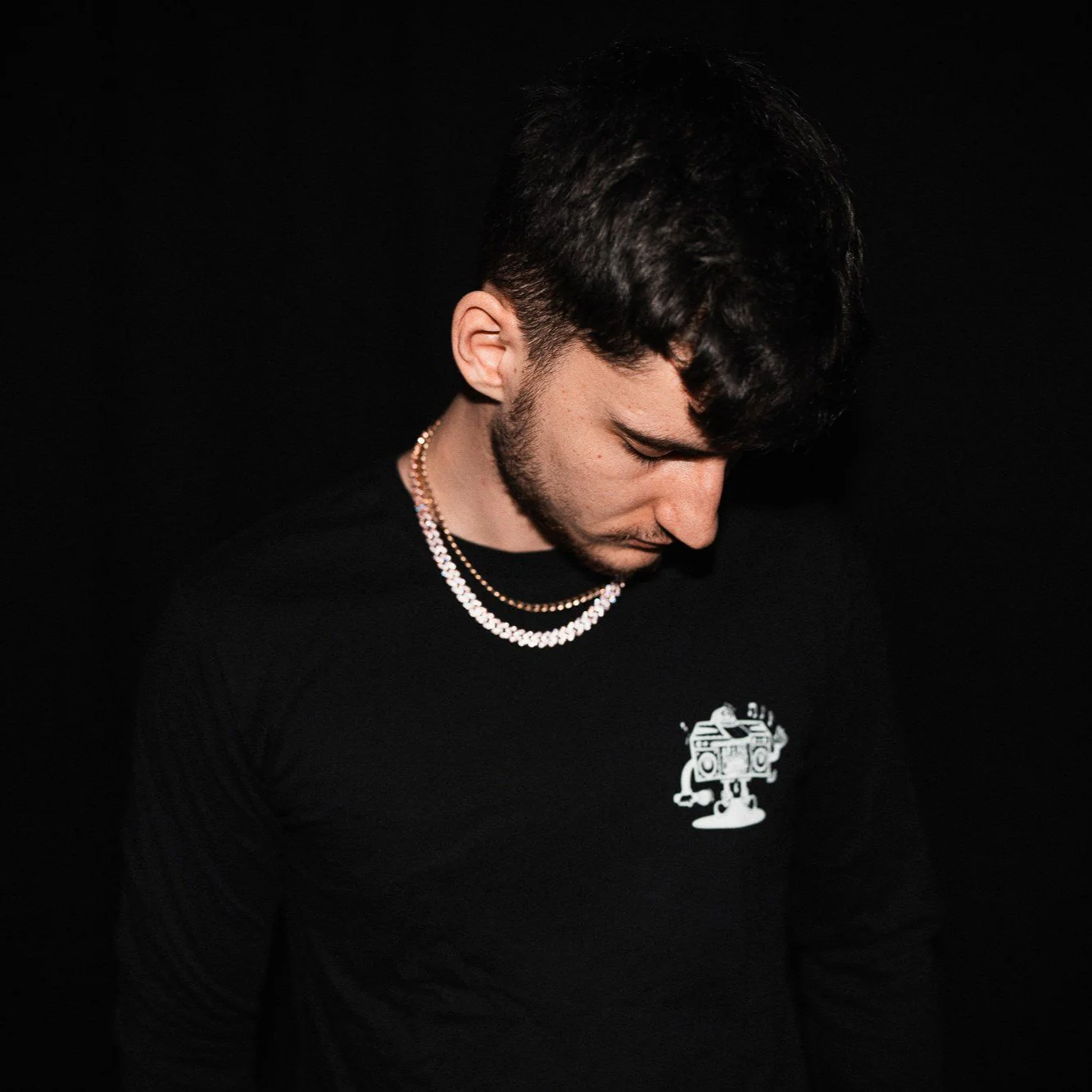DLTLLY  X HÜLPMAN | LONGSLEEVE | BOOMBOX | BLACK - Image 3